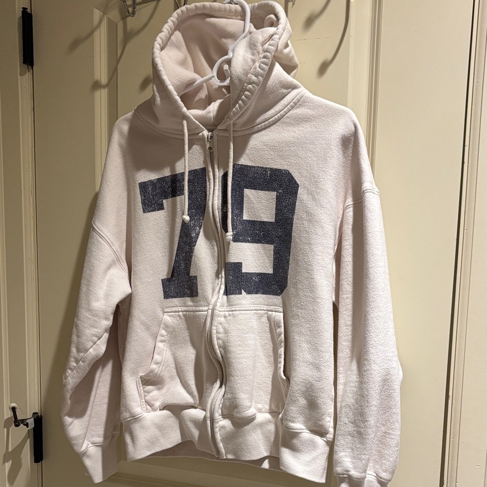 PacSun (S) Off-White “79” Full Zip hoodie